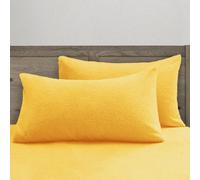 Velosso Ochre Teddy Pillowcase Pair 50Cm X 75Cm