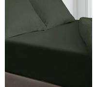 Velosso Olive Microfibre Fitted Sheet Single