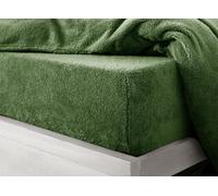 Velosso Olive Teddy Fitted Sheet King