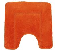 Velosso Orange Cashmere Feel Bath Pedestal Mat Anti Slip
