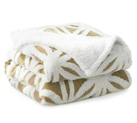 Velosso Orbit Tufted Sherpa Reverse Throw - 127cm x 152cm - Cream