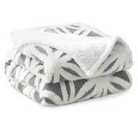 Velosso Orbit Tufted Sherpa Reverse Throw - 127cm x 152cm - Grey