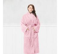 Velosso Pink 100% Cotton Bath Robe