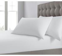Velosso Plain Dyed Cotton Blend Fitted Sheet - White - Super King