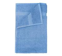 Velosso Premium 100% Egyptian Combed Cotton Large 2 Pack Bath Sheets Plain Waffle Border Towel Quick Dry (Blue)