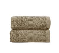 Velosso Premium 2 Pack Hand Towels 100% Egyptian Cotton (Natural) | Super Soft, Ultra Absorbent, Thick & Extra Large Hand Towels, Hotel Spa Quality, 50 × 80 cm