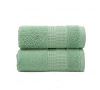 Velosso Premium 2 Pack Hand Towels 100% Egyptian Cotton Super Soft Ultra Absorbent Thick Towels Extra Large Hand Towels Hotel Spa Quality 50 x 80cms (Sage Green)