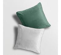 Velosso Premium Quality Velvet Sofa Cushion, Soft-Touch Zip Closure, Machine Washable Decorative Throw Cushion - Multicolour