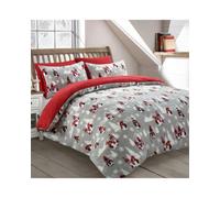 Velosso Red Penguins Teddy Duvet Cover And Pillowcase Set Single