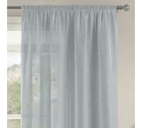 Velosso Riva Slot Top Single Voile Panel - 150cm x 122cm - Silver