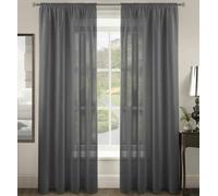 Velosso Riva Slot Top Voile Panel - 150cm x 122cm - Charcoal