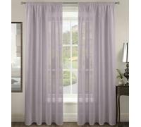 Velosso Riva Slot Top Voile Panel - 150cm x 182cm - Mauve