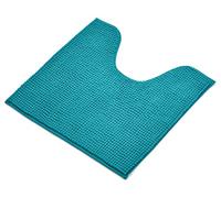 Velosso Shaggy Noodle Chenille Touch High Density Bath Mat Pedestal Mat Anti Slip Super Absorbent (50 x 50 cms, Jade)