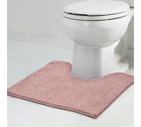 Velosso Shaggy Noodle Pedestal Mat Antislip - Blush