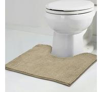 Velosso Shaggy Noodle Pedestal Mat Antislip - Cream