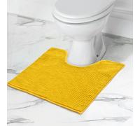 Velosso Shaggy Noodle Pedestal Mat Antislip - Yellow