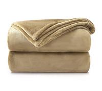Velosso Soft Touch Luxurious Faux Mink Throw Blanket - Perfect For Bed - Sl ecor, Minimalist Soft Weave - 150Cm X 200Cm, Mink