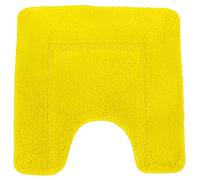 Velosso Super Soft Microfibre High Density Bath Mat Pedestal Mat Anti Slip Super Absorbent (50 x 50 cm Pedestal Mat, Yellow)