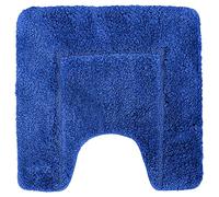 Velosso Super Soft Microfibre High Density Bath Mat Pedestal Mat Anti Slip Super Absorbent (50 x 50 cm Pedestal Mat, Royal Blue)