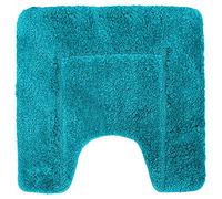 Velosso Super Soft Microfibre High Density Bath Mat Pedestal Mat Anti Slip Super Absorbent (50 x 50 cm Pedestal Mat, Jade)