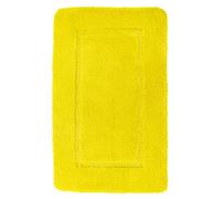 Velosso Super Soft Microfibre High Density Bath Mat Pedestal Mat Anti Slip Super Absorbent (50 x 80 cm Bath Mat, Yellow)