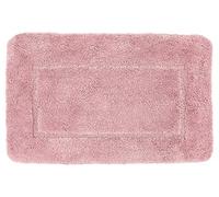 Velosso Super Soft Microfibre High Density Bath Mat Pedestal Mat Anti Slip Super Absorbent (50x80 Bath Mat, Blush Pink)