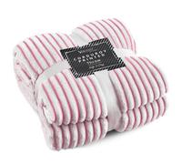 Velosso Supersnug Cloud Soft Throw Blanket - Thermal Soft, Ribbed Design For Sofa, Bed, Lounge - Weave Blanket, Size 127Cm X 152Cm - Pink