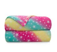 Velosso Supersnug Plush Touch Printed Fleece Throw Blanket, Warm And Cosy Sofa Or Bed Throw, 127Cm X 152Cm - Multicolour