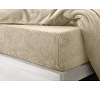Velosso Taupe Teddy Fitted Sheet Single