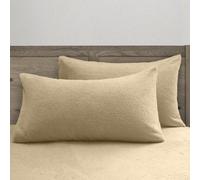 Velosso Taupe Teddy Pillowcase Pair 50Cm X 75Cm