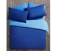 Velosso Teddy Fleece Duvet Cover & Pillowcase Set In Plush & Cosy Bedroom Decor, Durable Bed Linen, Machine Washable - French Blue