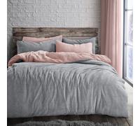 Velosso Teddy Fleece Duvet Cover & Pillowcase Set In Plush, Cosy Bedroom Decor, Durable & Soft Texture Bed Linen, Machine Washable - Blush