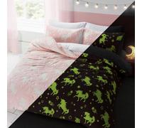 Velosso Teddy Fleece Unicorn Duvet Cover Set, Cosy Bedroom Look | Size: Double Velosso Multicolor Double