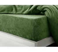 Velosso Teddy Fleece Warm and Cosy Fitted Sheet - Blue - King