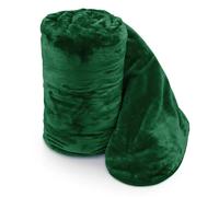Velosso Ultra Soft Plush Faux Mink Fur Throw Blanket - Machine Washable in Emerald | Size: 200 cm x 240 cm Velosso Emerald 200 cm x 240 cm