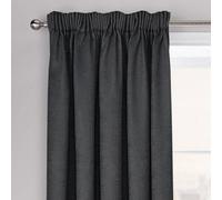 Velosso Westwood Dimout Pencil Pleat Curtains - Black
