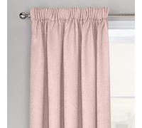 Velosso Westwood Dimout Pencil Pleat Curtains - Blush Pink