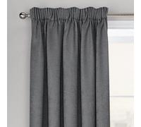 Velosso Westwood Dimout Pencil Pleat Curtains - Charcoal
