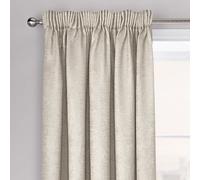 Velosso Westwood Dimout Pencil Pleat Curtains in Cream | Size: 117 cm width x 183 cm drop Velosso Cream 117 cm width x 183 cm drop