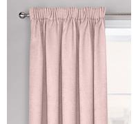 Velosso Westwood Dimout Pencil Pleat Curtains in Dusty Pink | Size: 117 cm width x 137 cm drop Velosso Dusty Pink 117 cm width x 137 cm drop