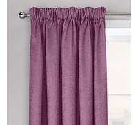 Velosso Westwood Dimout Pencil Pleat Curtains in Mauve | Size: 168 cm width x 183 cm drop Velosso Mauve 168 cm width x 183 cm drop