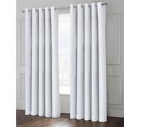 Velosso White Belfort Pinsonic Ring Top Curtains 66In Width X 90In Drop