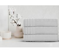 Velosso White Everyday 100% Cotton Towels 360 Gsm Super Jumbo Bath Sheet