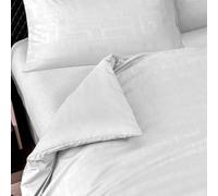 Velosso White Helios Duvet Cover And Pillowcase Set King