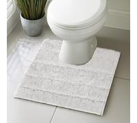 Velosso White Lexington Bath Pedestal Mat Cashmere Feel