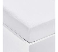 Velosso White Terry Stretch 100% Cotton Fitted Sheet King