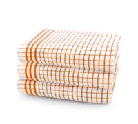 Velosso Woven Check 100% Cotton Easy Care Tea Towels, Pack Of 3