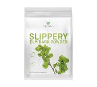 VELOTO Organic Slippery Elm Powder & Slippery Elm Bark Powder 454g - Pure Inner Bark Powder, Natural Herbal Supplement for Digestive Health & Throat Soothing, Gluten-Free, Non-GMO, Vegan Friendly