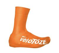 VeloToze Aero OverShoe Tall Hi Viz Orange/White Logo
