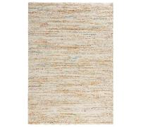Velour Deep-Pile Chic Rug Abstract Design - Cream - 200X290 cm